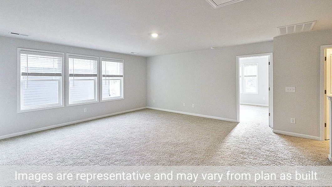 Spacious, unfurnished interior of a new home in The Manors at Winston Pointe, Clayton (Image 19).