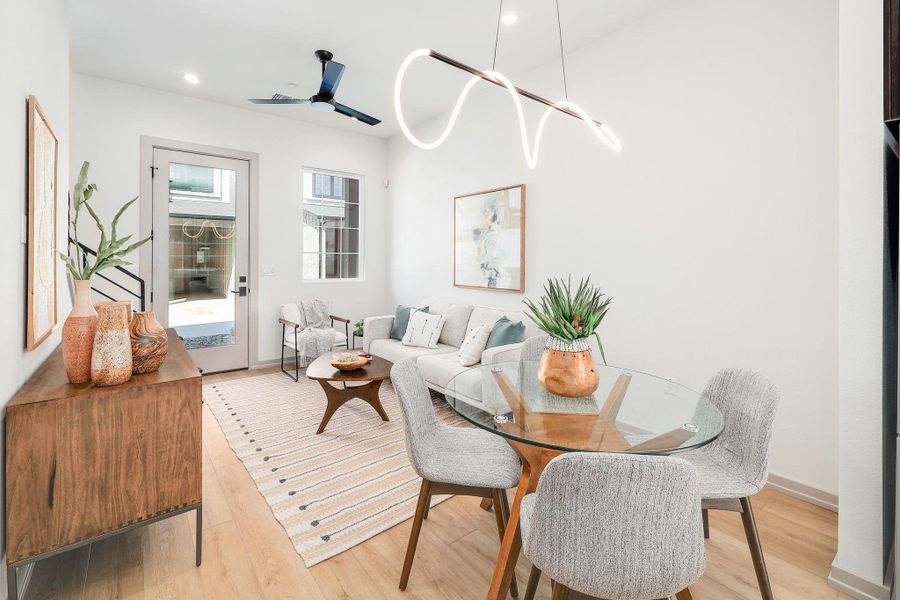 Furnished interior view inside a new home in , Austin (Image 14).