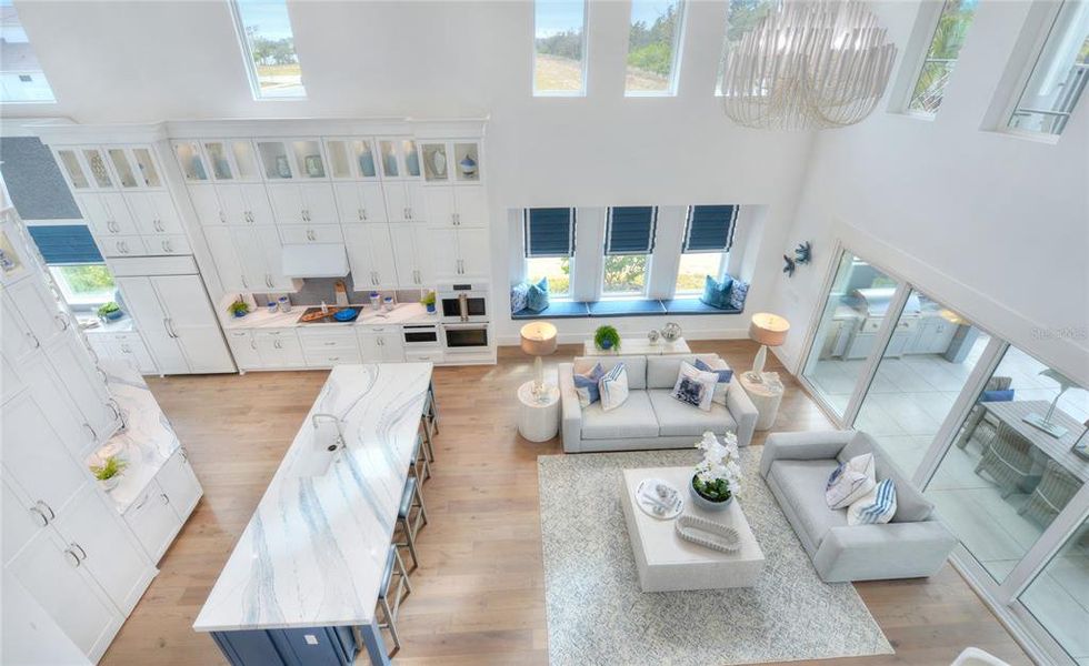 Furnished interior view inside a new home in Veranda Bay, Flagler Beach (Image 42).