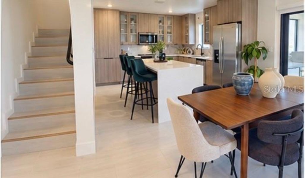 Furnished interior view inside a new home in , Mascotte (Image 7).