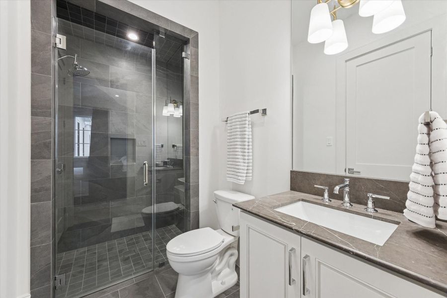 Secondary bathroom