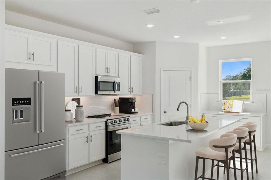 Furnished interior view inside a new home in Wekiva Springs Cove, Apopka (Image 5).