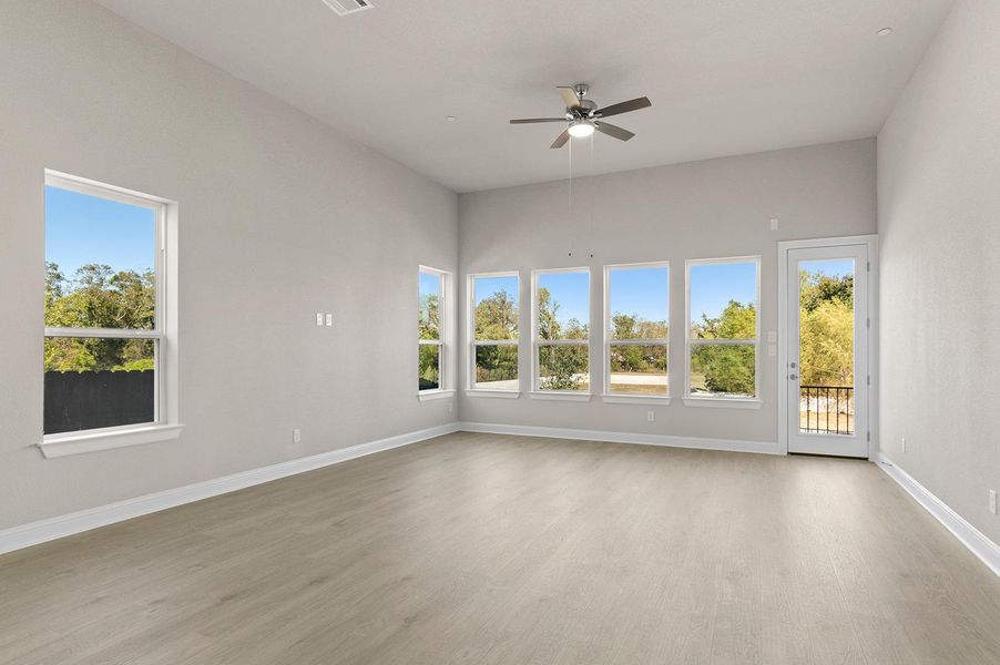 Spacious, unfurnished interior of a new home in Cross Creek, Cedar Park (Image 12).