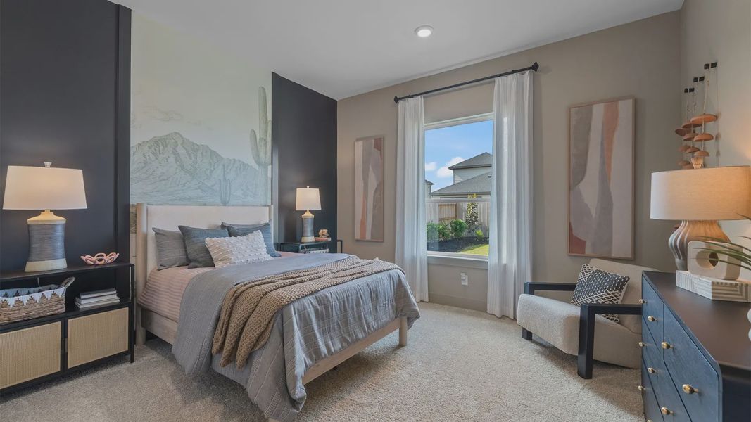 Representative furnished interior of a home built from the Brentwood by Chesmar Homes in Wildrye 60', Waller (Image 25). Representative furnished interior of a home built from the Brentwood by Chesmar Homes in Wildrye 60', Waller (Image 25).
