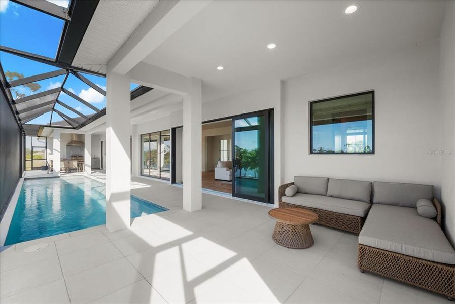 Exterior details and patio area of a home in , Placida (Image 33).