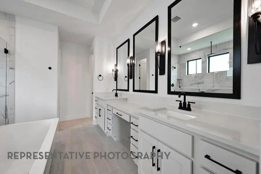 Furnished interior view inside a new home in Parkside On The River: 70ft. lots, Georgetown (Image 8). Furnished interior view inside a new home in Parkside On The River: 70ft. lots, Georgetown (Image 8).