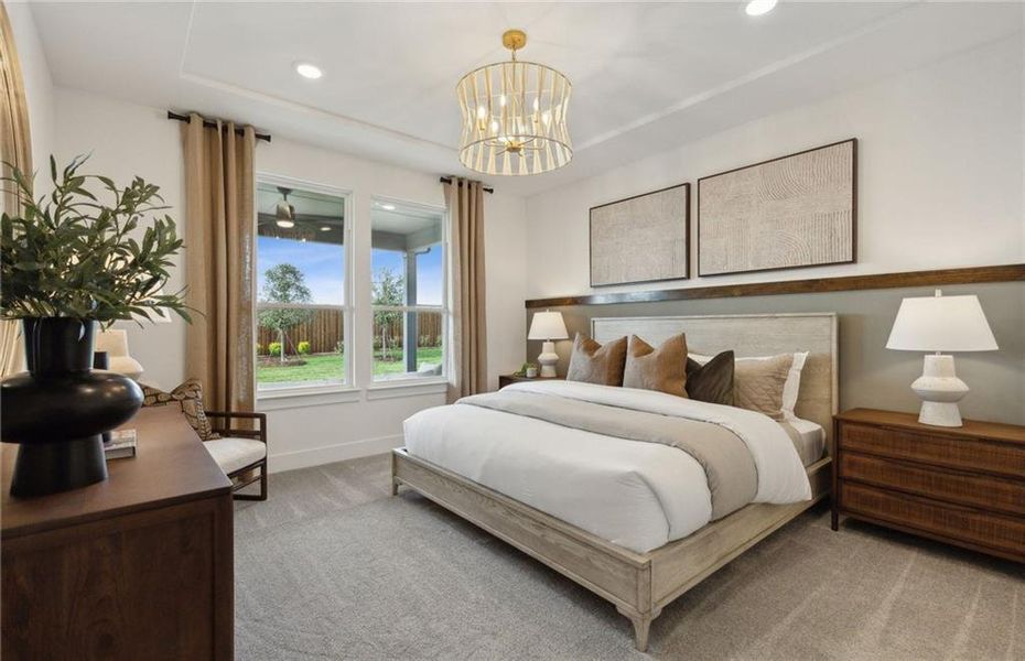Furnished interior view inside a new home in Del Webb Chateau Elan, Hoschton (Image 9). Furnished interior view inside a new home in Del Webb Chateau Elan, Hoschton (Image 9).