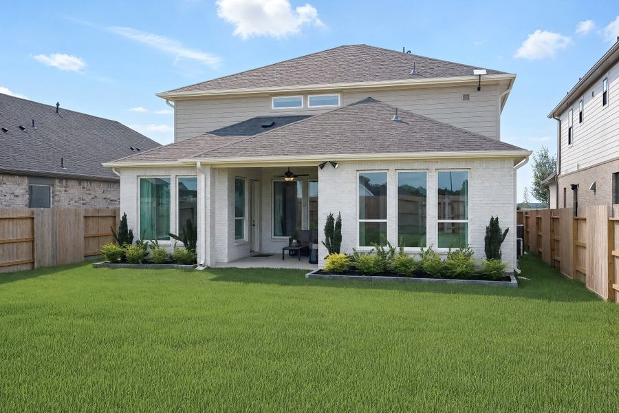 Representative exterior details of a home built from the Paige by Taylor Morrison in Blue Creek Trails, Richmond (Image 25).