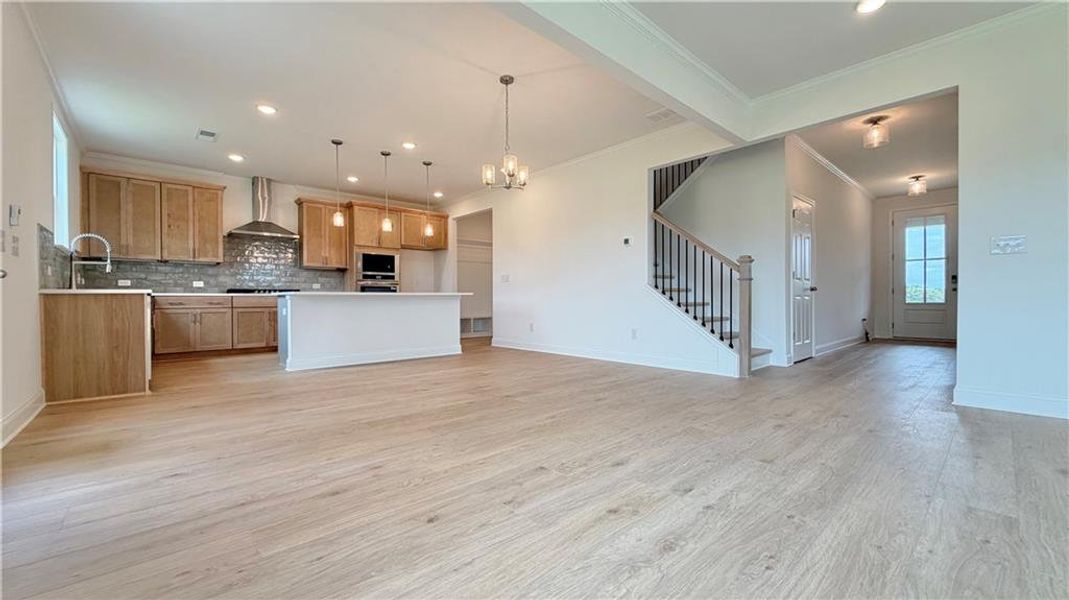 Spacious, unfurnished interior of a new home in Wehunt Meadows, Hoschton (Image 21).