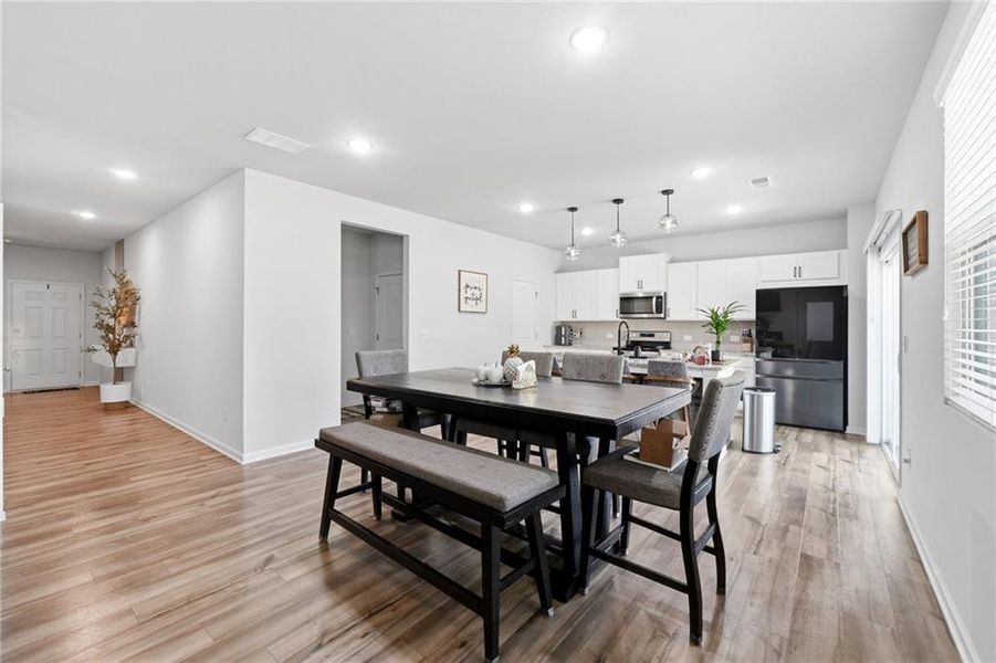 Furnished interior view inside a new home in , Lawrenceville (Image 8).