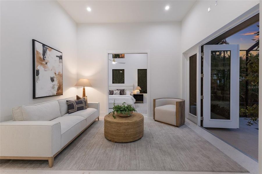 Furnished interior view inside a new home in , Sarasota (Image 18).