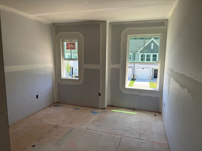 In-progress construction of a new home in Towns at The Point, Rolesville, NC (Image 23).
