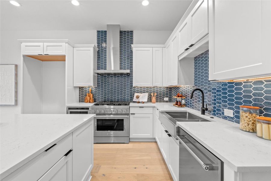 Furnished interior view inside a new home in The Enclave At Dulce Lane, Austin (Image 6).