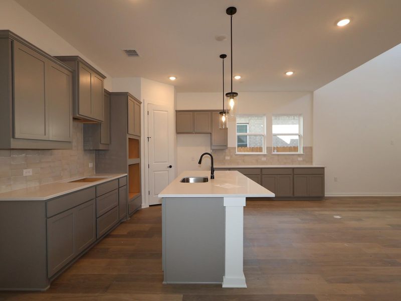 Furnished interior view inside a new home in Estancia West, Manchaca (Image 6).
