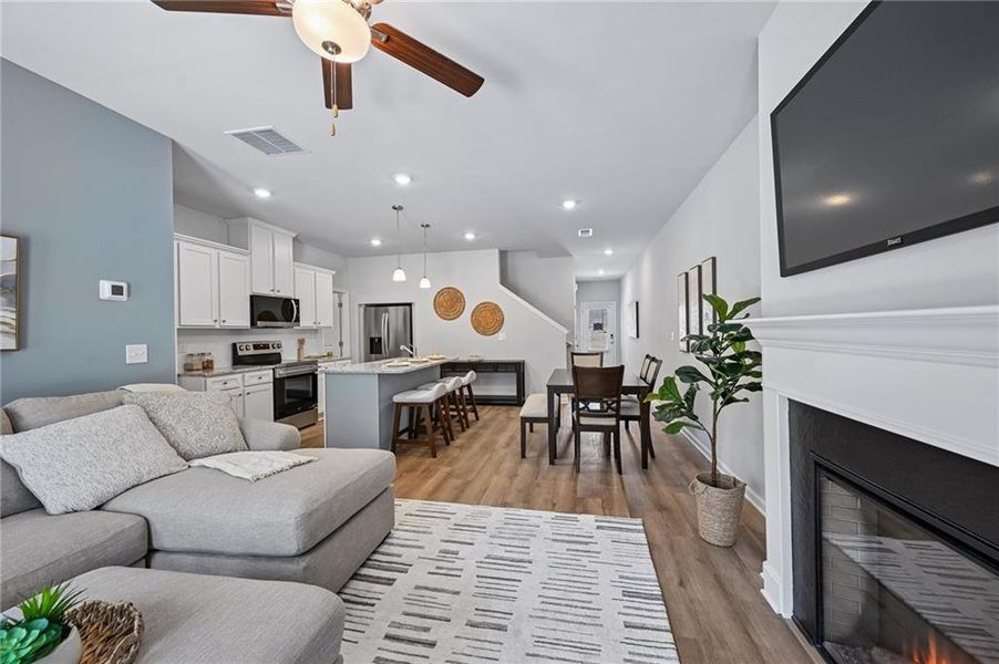 Furnished interior view inside a new home in , Lithonia (Image 5).