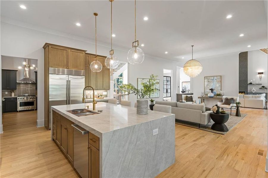 Furnished interior view inside a new home in , Marietta (Image 16).