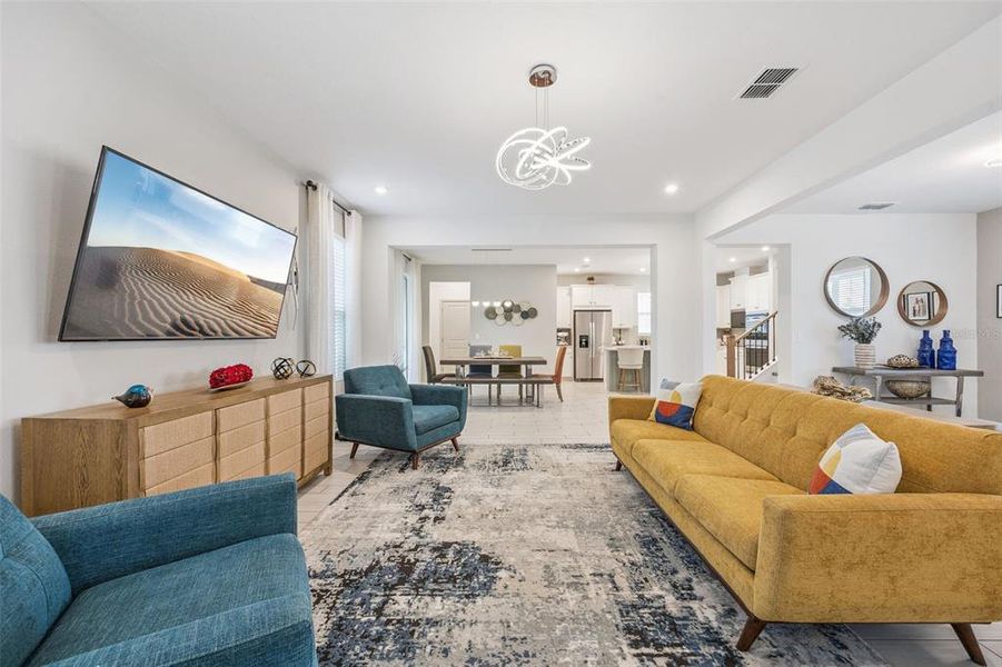 Furnished interior view inside a new home in Waterbrooke, Clermont (Image 9).