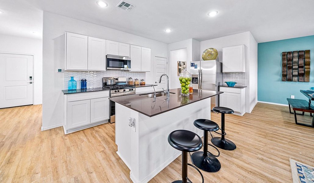 Furnished interior view inside a new home in Blackhawk, Tucson (Image 8).