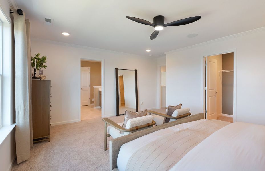 Furnished interior view inside a new home in Highlands of Carter's Station, Columbia (Image 39).