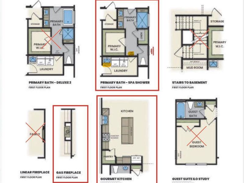 2D floor plan layout of this home in Sage on North Main, Wake Forest, NC (Image 7).
