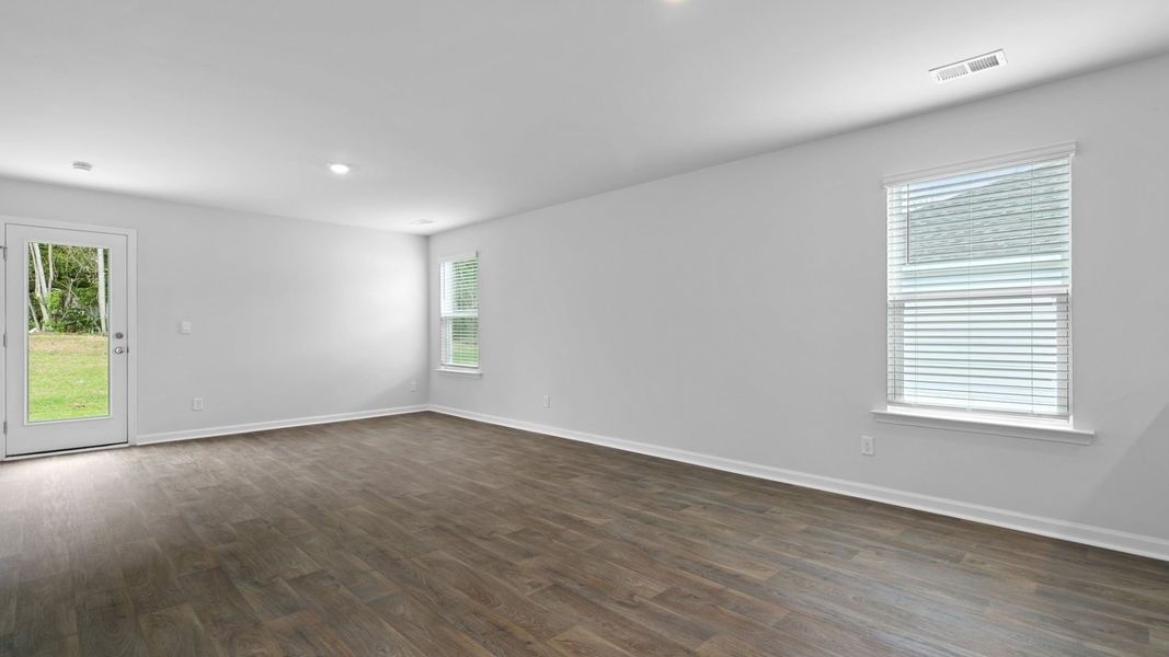 Representative unfurnished interior of a home built from the HELENA by D.R. Horton in Center Pointe, Santee (Image 18).
