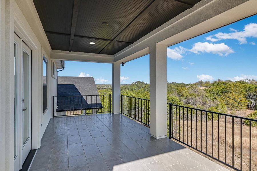 Exterior details and patio area of a home in ClearWater Ranch, Liberty Hill (Image 23).