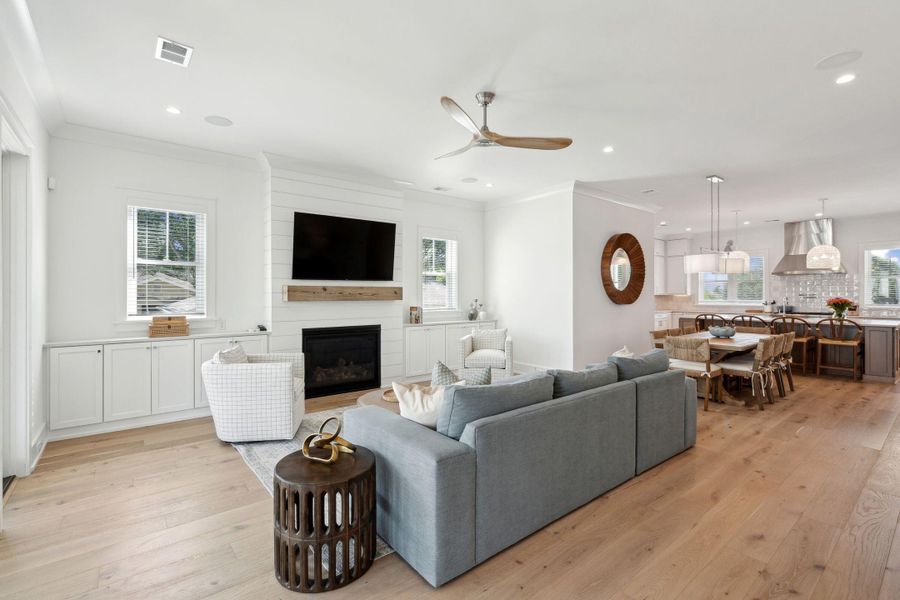Furnished interior view inside a new home in , Isle Of Palms (Image 16).