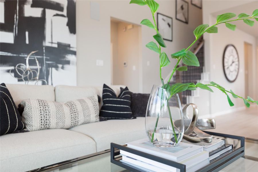 Furnished interior view inside a new home in , Conroe (Image 35).