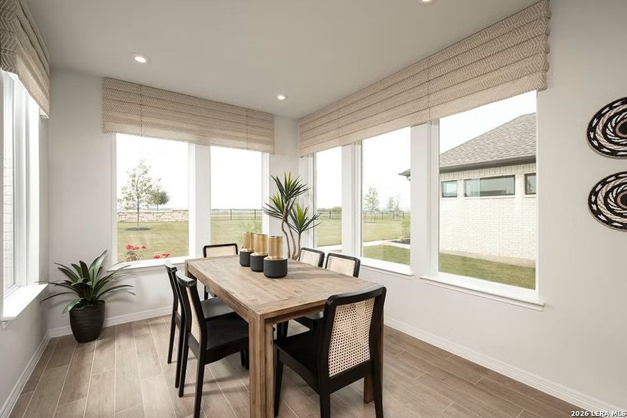 Furnished interior view inside a new home in The Parklands, Schertz (Image 6).