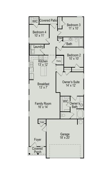 The Mockingbird II Floor Plan