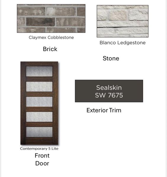 Sample of building materials used in homes in Evergreen 55', Conroe (Image 6). Sample of building materials used in homes in Evergreen 55', Conroe (Image 6).