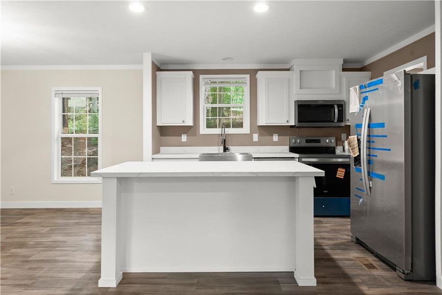 Furnished interior view inside a new home in , Homer (Image 6).
