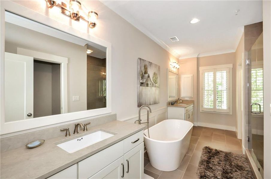 Furnished interior view inside a new home in , Woodstock (Image 11).