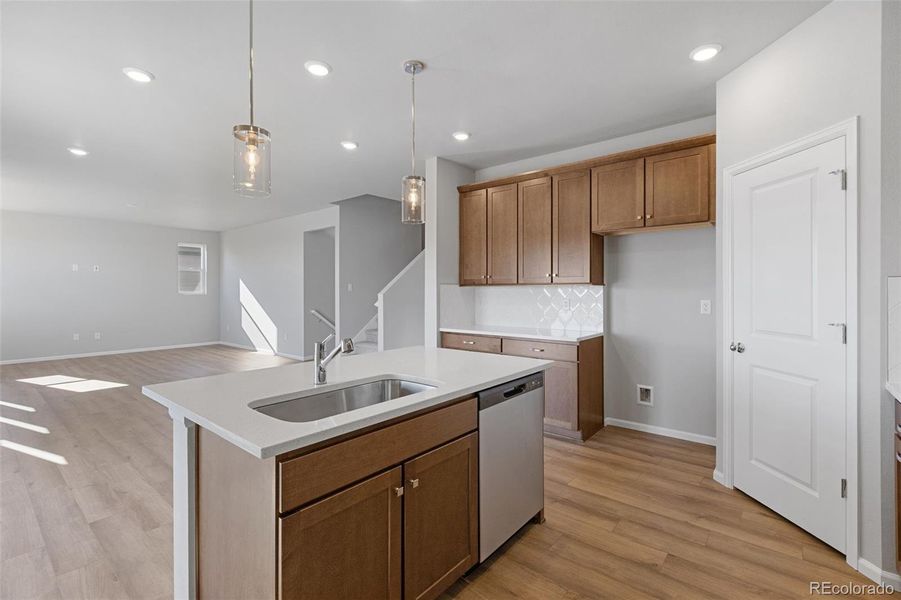 Furnished interior view inside a new home in Talon Pointe, Thornton (Image 10).