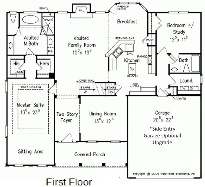 2D floor plan layout for the The Garrison by Bamford and Company in Rowland Springs, Cartersville, GA (Image 4). 2D floor plan layout for the The Garrison by Bamford and Company in Rowland Springs, Cartersville, GA (Image 4).