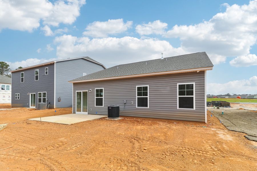 Representative exterior photo of a completed home built from the Darcy II by Great Southern Homes in Shady Grove, Conway, SC (Image 27).