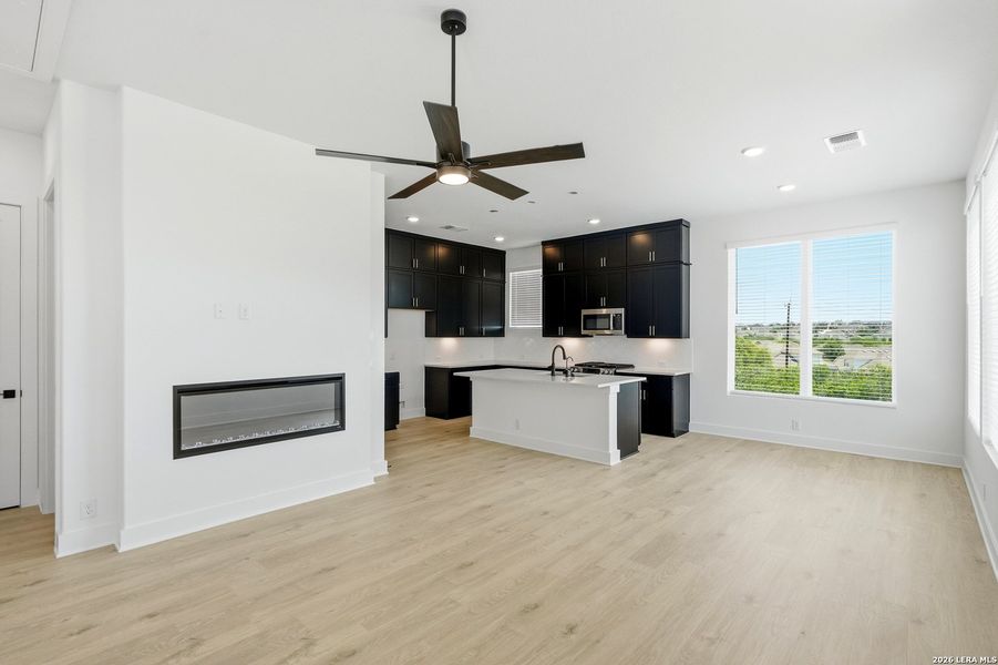 Furnished interior view inside a new home in Prominence Urban, San Antonio (Image 13).