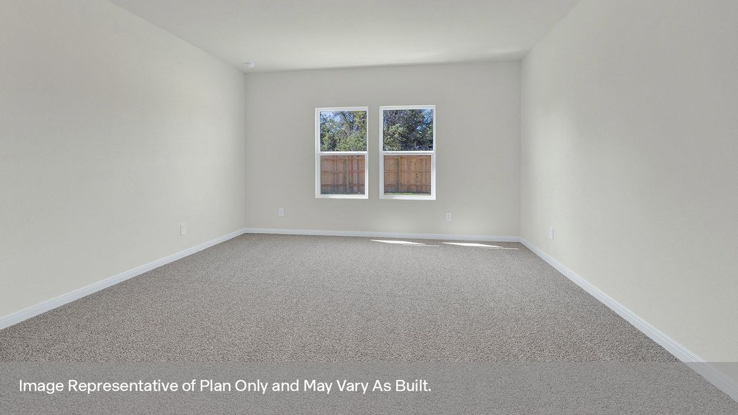 Representative unfurnished interior of a home built from the The Mitchell by D.R. Horton in Paramount, Kyle (Image 24). Representative unfurnished interior of a home built from the The Mitchell by D.R. Horton in Paramount, Kyle (Image 24).