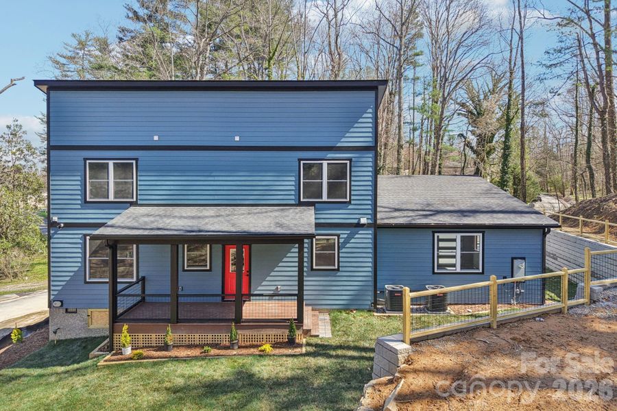 Exterior details and patio area of a home in , Hendersonville (Image 3).