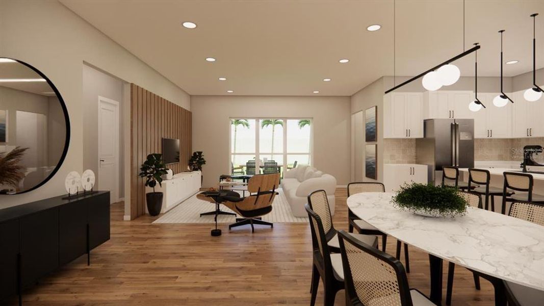 Furnished interior view inside a new home in , North Port (Image 28).