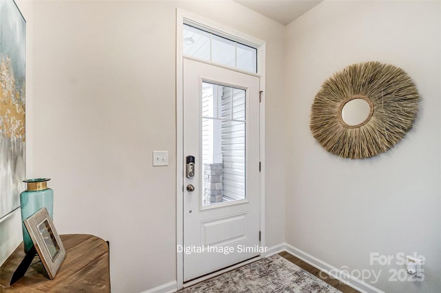 Furnished interior view inside a new home in Bailey Run, Charlotte (Image 5). Furnished interior view inside a new home in Bailey Run, Charlotte (Image 5).