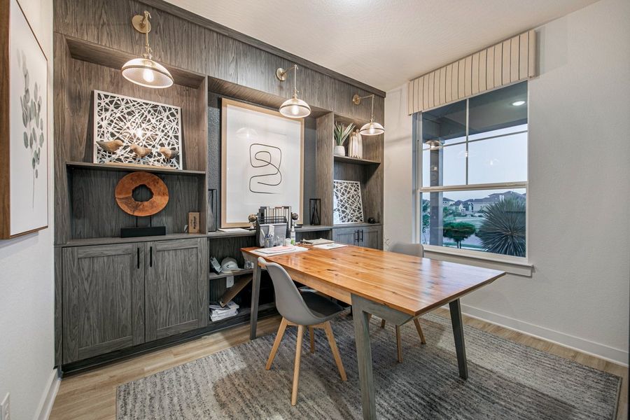 Furnished interior view inside a new home in Meyer Ranch, New Braunfels (Image 19).