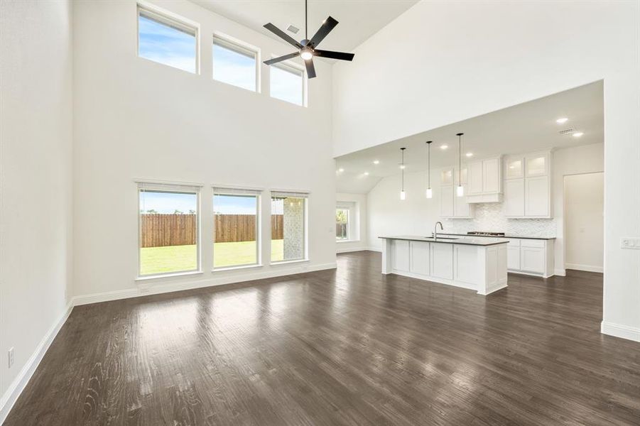 Furnished interior view inside a new home in Wildflower Ranch 60-65, Justin (Image 14). Furnished interior view inside a new home in Wildflower Ranch 60-65, Justin (Image 14).