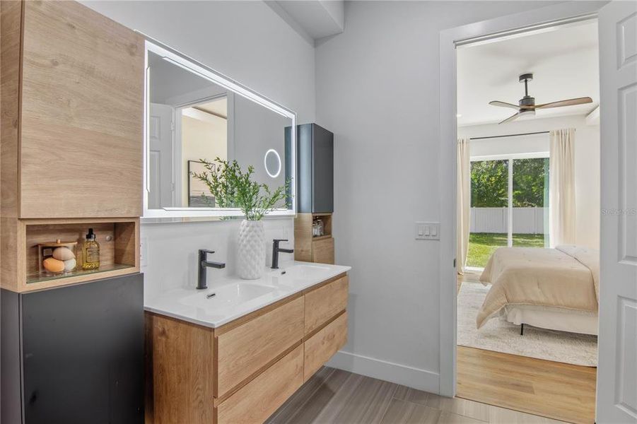 Furnished interior view inside a new home in , Orlando (Image 7). Furnished interior view inside a new home in , Orlando (Image 7).