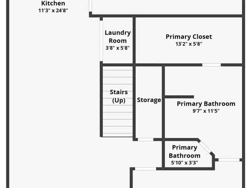 2D floor plan layout of this home in , Grand Prairie, TX (Image 4).