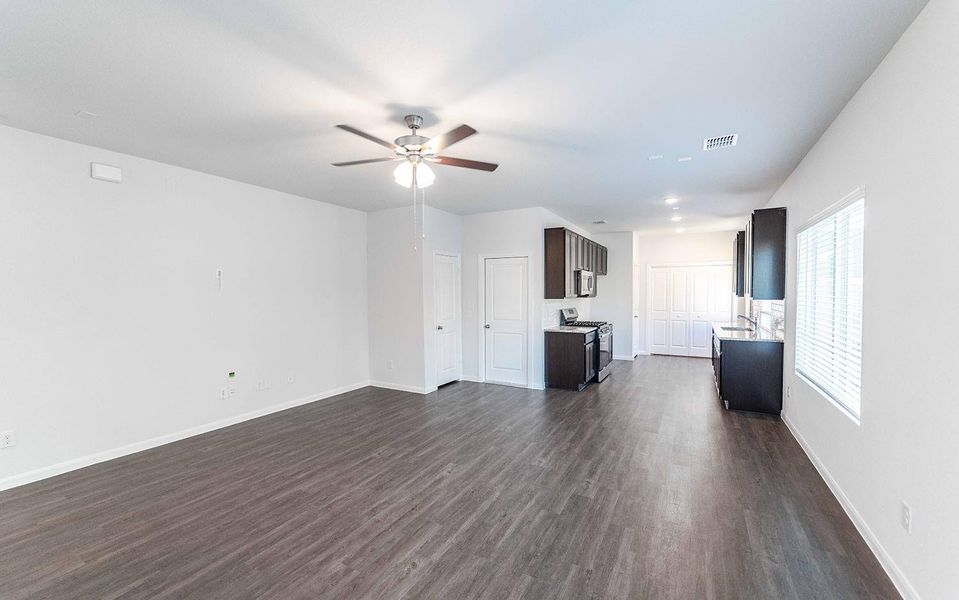 Spacious, unfurnished interior of a new home in Paramount, Kyle (Image 10). Spacious, unfurnished interior of a new home in Paramount, Kyle (Image 10).