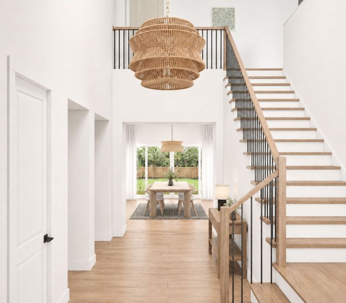 Furnished interior view inside a new home in , Tampa (Image 3). Furnished interior view inside a new home in , Tampa (Image 3).