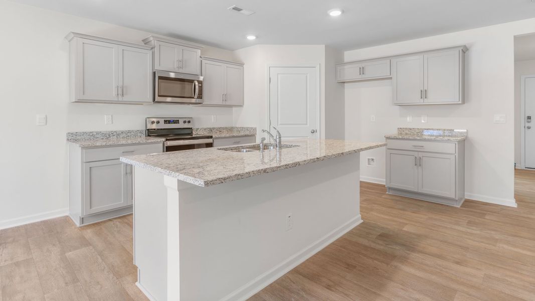 Furnished interior view inside a new home in Aspen Place, Thomasville (Image 5).