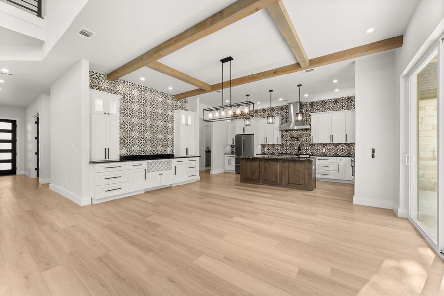 Furnished interior view inside a new home in , Leander (Image 8).