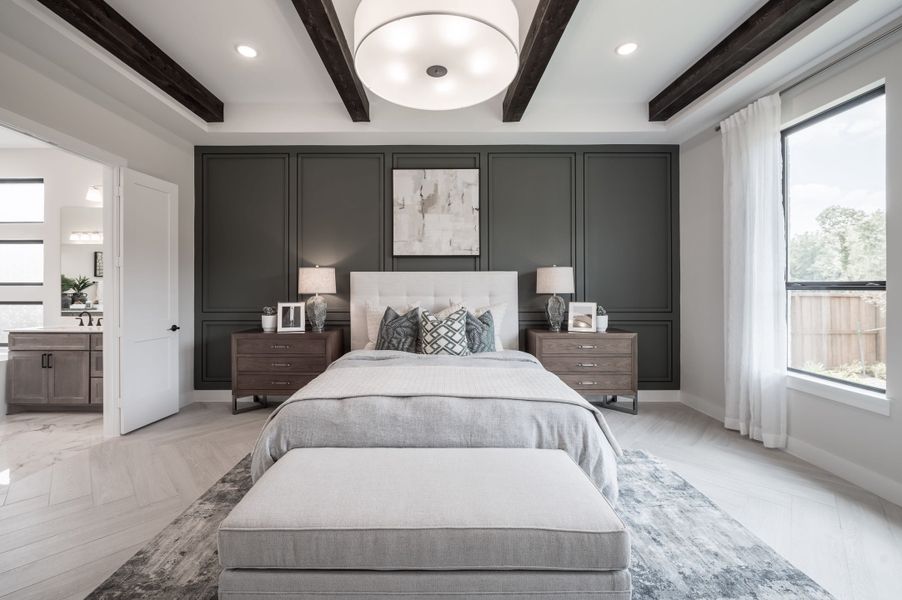 Representative furnished interior of a home built from the Carignan by Tri Pointe Homes in Dunham Pointe, Cypress (Image 33).